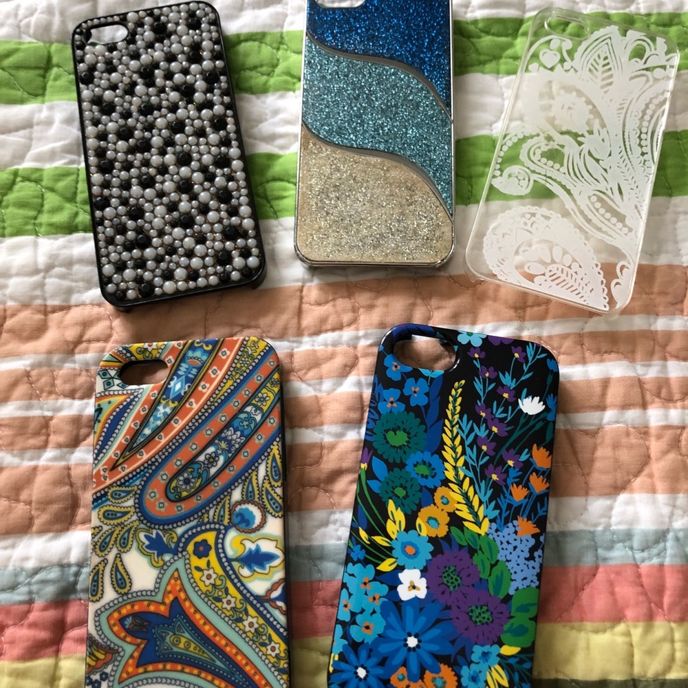 Set of 5 iPhone 5 / 5s / SE Cases